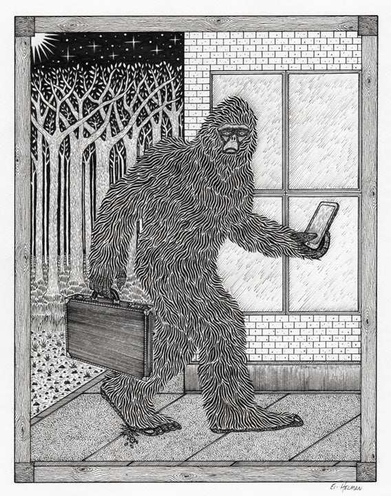 Bigfoot Goes to Work