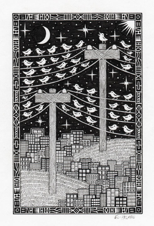 Birds on Wires #4