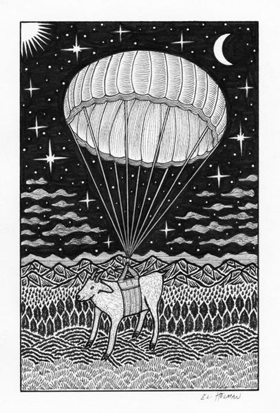 Goat in Parachute (original)