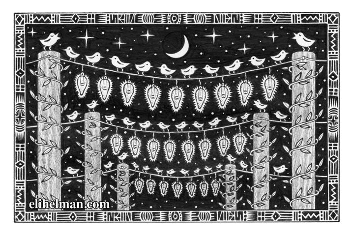 Birds and Lightbulbs (original)