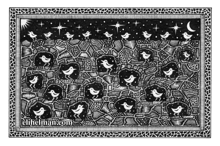 Birds in a Wall (original)