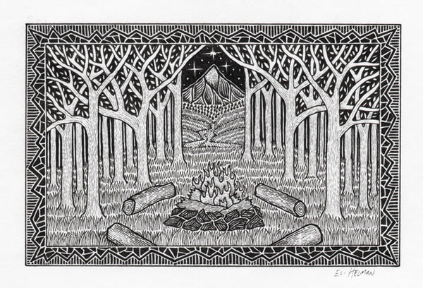 Campsite Forest (original)