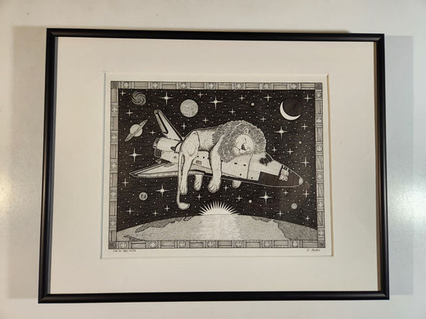 Lion on Space Shuttle (original)