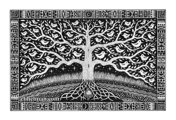 Tree with Birds #2